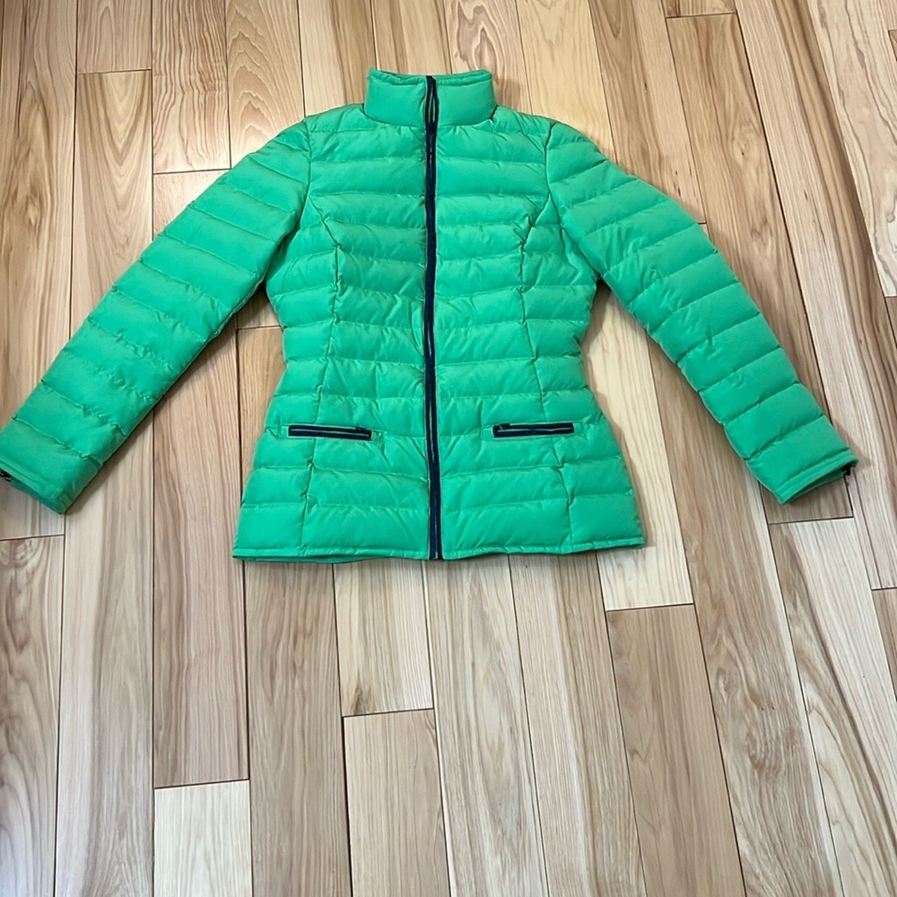 Boden Women's Green Puffer Jacket, Coat size 2